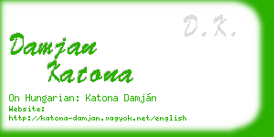damjan katona business card